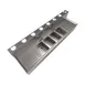 BK Resources UBDW-21-496TS Underbar Sink Units, 4 Compartment with 2 Drainboards 4 image