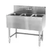 Eagle Group B3-3-19 36" Underbar Sink Units, 3 Compartment without Drainboard 1 image