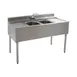 Eagle Group B4C-2-22 48" Underbar Sink Units, 2 Compartment with 2 Drainboards 1 image
