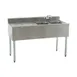 Eagle Group B4L-2-18 48" Underbar Sink Units, 2 Compartment with Left Drainboard 1 image
