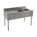 Eagle Group B4L-2-22 48" Underbar Sink Units, 2 Compartment with Left Drainboard 1 image