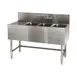 Eagle Group B6-3-L-19 72" Underbar Sink Unit, 3 Compartment with Left Drainboard 1 image