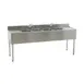 Eagle Group B6C-4-18-X 72" Underbar Sink Units, 4 Compartment with 2 Drainboards - Flyer 1 image