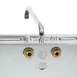 Eagle Group B7C-18 84" Underbar Sink Units, 3 Compartment with 2 Drainboards 9 image