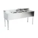 Eagle Group B7C-18 84" Underbar Sink Units, 3 Compartment with 2 Drainboards 3 image