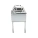 Eagle Group B7C-18 84" Underbar Sink Units, 3 Compartment with 2 Drainboards 4 image