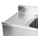 Eagle Group B7C-18 84" Underbar Sink Units, 3 Compartment with 2 Drainboards 6 image
