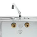 Eagle Group B8C-18 96" Underbar Sink Units, 3 Compartment with 2 Drainboards 9 image
