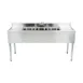 Eagle Group B8C-18 96" Underbar Sink Units, 3 Compartment with 2 Drainboards 1 image