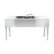 Eagle Group B8C-18 96" Underbar Sink Units, 3 Compartment with 2 Drainboards 2 image