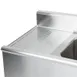 Eagle Group B8C-18 96" Underbar Sink Units, 3 Compartment with 2 Drainboards 6 image