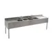 Eagle Group B8C-4-22 96" Underbar Sink Units, 4 Compartment with 2 Drainboards 1 image