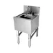 Eagle Group HS18-24 18" Free Standing Underbar Hand Sink Unit with Deck Mount Faucet  1 image