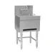 Eagle Group HSD18-19 18" Free Standing Underbar Hand Sink Unit with Soap & Towel Dispenser 1 image