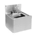 Eagle Group WS14-15 14" Wall Mounted Underbar Hand Sink Unit with Deck Mount Faucet 1 image