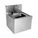 Eagle Group WSS14-15 14" Wall Mounted Underbar Hand Sink Unit with Deck Mount Faucet 2 image