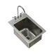 Eagle Group WSSDI12-15 12" Wall Mounted Underbar Hand Sink Unit with Deck Mount Faucet 1 image