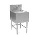 Eagle Group WSW18-24 18" Underbar Sink Units, 1 Compartment without Drainboard 1 image