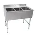 John Boos UBS3-2136-X Underbar Sink Units, 3 Compartment without Drainboard - Flyer 1 image