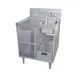 LaCrosse CL24GR-CS Underbar Sink Units, 1 Compartment with Left Drainboard 1 image