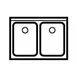 LaCrosse SD22 Underbar Sink Units, 2 Compartment without Drainboard 1 image