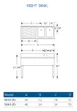 LaCrosse SD32R Underbar Sink Units, 2 Compartment with Left Drainboard 3 image