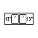 LaCrosse SD42C Underbar Sink Units, 2 Compartment with 2 Drainboards 1 image