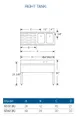 LaCrosse SD42R Underbar Sink Units, 2 Compartment with Left Drainboard 3 image