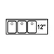 LaCrosse SD43L Underbar Sink Units, 3 Compartment with Right Drainboard 1 image