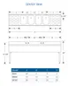 LaCrosse SD44 Underbar Sink Units, 4 Compartment without Drainboard 3 image