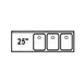 LaCrosse SD53R Underbar Sink Units, 3 Compartment with Left Drainboard 1 image
