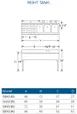 LaCrosse SD53R Underbar Sink Units, 3 Compartment with Left Drainboard 3 image