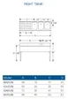 LaCrosse SD63R Underbar Sink Units, 3 Compartment with Left Drainboard 3 image