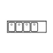 LaCrosse SD64L Underbar Sink Units, 4 Compartment with Right Drainboard 1 image
