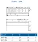 LaCrosse SD64R Underbar Sink Units, 4 Compartment with Left Drainboard 3 image