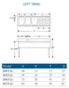 LaCrosse SD73L Underbar Sink Units, 3 Compartment with Right Drainboard 4 image