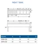 LaCrosse SD74R Underbar Sink Units, 4 Compartment with Left Drainboard 3 image