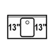 LaCrosse SK31C Underbar Sink Units, 1 Compartment with 2 Drainboards 1 image