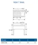 LaCrosse SK31R Underbar Sink Units, 1 Compartment with Left Drainboard 3 image