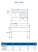 LaCrosse SK32L Underbar Sink Units, 2 Compartment with Right Drainboard 3 image