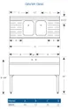 LaCrosse SK42C Underbar Sink Units, 2 Compartment with 2 Drainboards 3 image