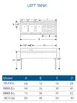 LaCrosse SK43L Underbar Sink Units, 3 Compartment with Right Drainboard 3 image