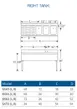 LaCrosse SK43R Underbar Sink Units, 3 Compartment with Left Drainboard 3 image