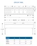 LaCrosse SK44 Underbar Sink Units, 4 Compartment without Drainboard 3 image