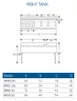 LaCrosse SK53R Underbar Sink Units, 3 Compartment with Left Drainboard 3 image