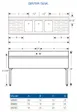 LaCrosse SK63C Underbar Sink Units, 3 Compartment with 2 Drainboards 3 image