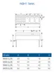 LaCrosse SK63R Underbar Sink Units, 3 Compartment with Left Drainboard 3 image
