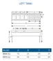 LaCrosse SK64L Underbar Sink Units, 4 Compartment with Right Drainboard 3 image