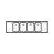 LaCrosse SK74C Underbar Sink Units, 4 Compartment with 2 Drainboards 1 image