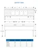 LaCrosse SK74C Underbar Sink Units, 4 Compartment with 2 Drainboards 3 image